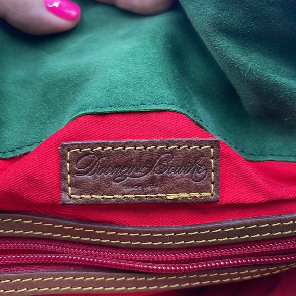 DOONEY & BOURKE Florentine Large Satchel Chestnut Brown Serial #J3856550 - Picture 10 of 16